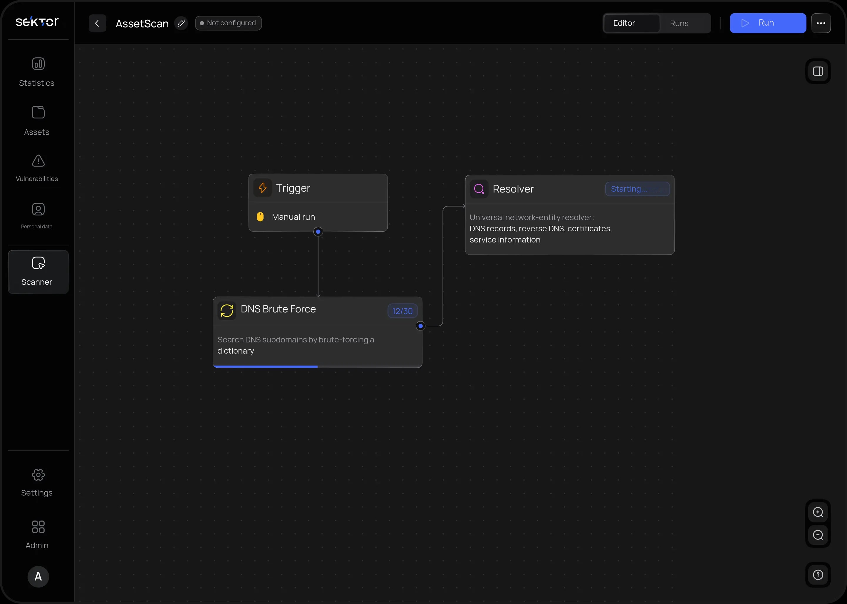 SECTOR flexible pipeline interface